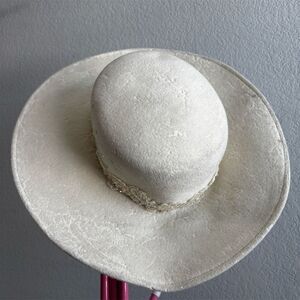Women's Wide Brim Hat cream Formal Fashion